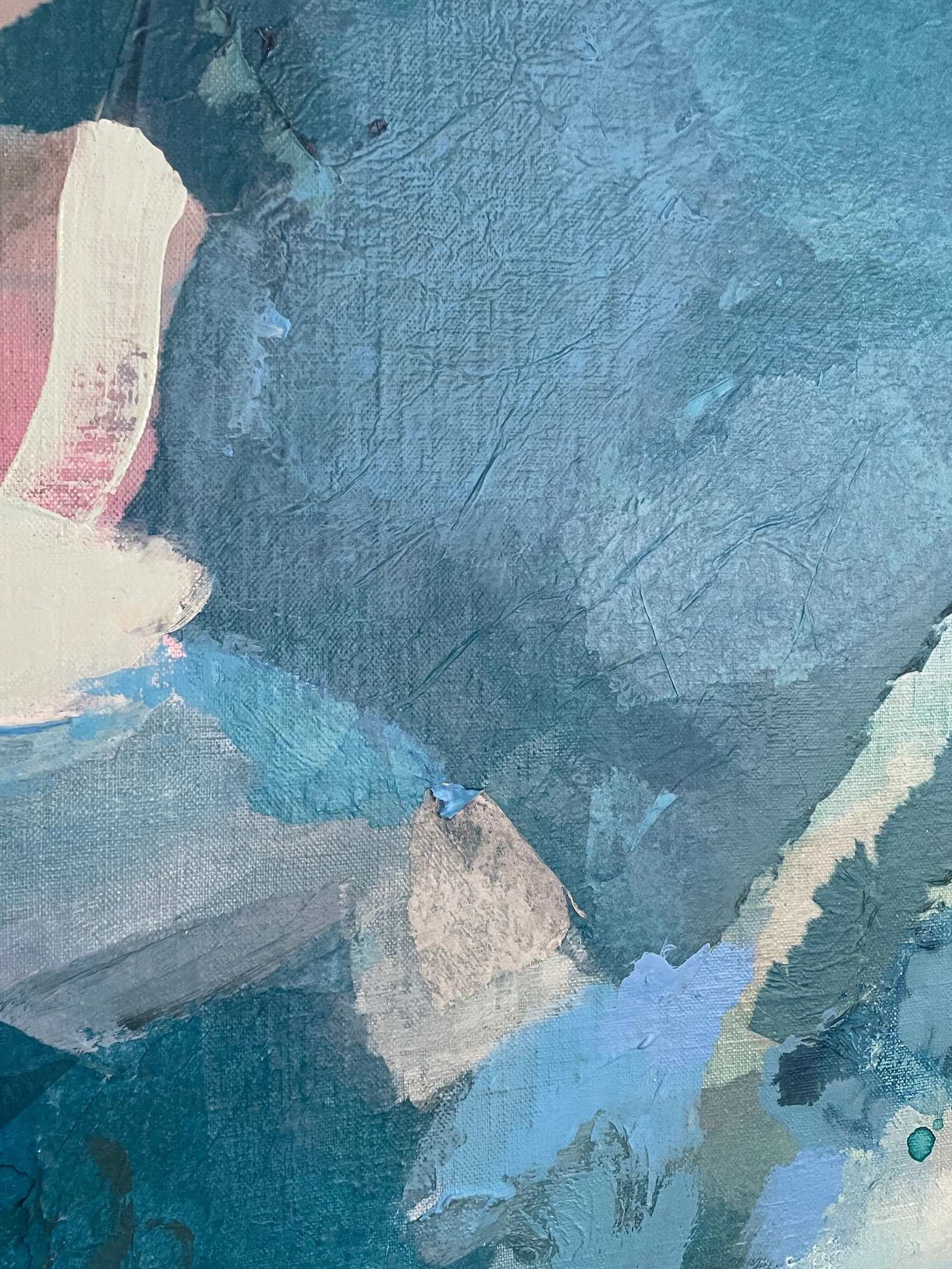 Big Blue Sea Original Painting - 4