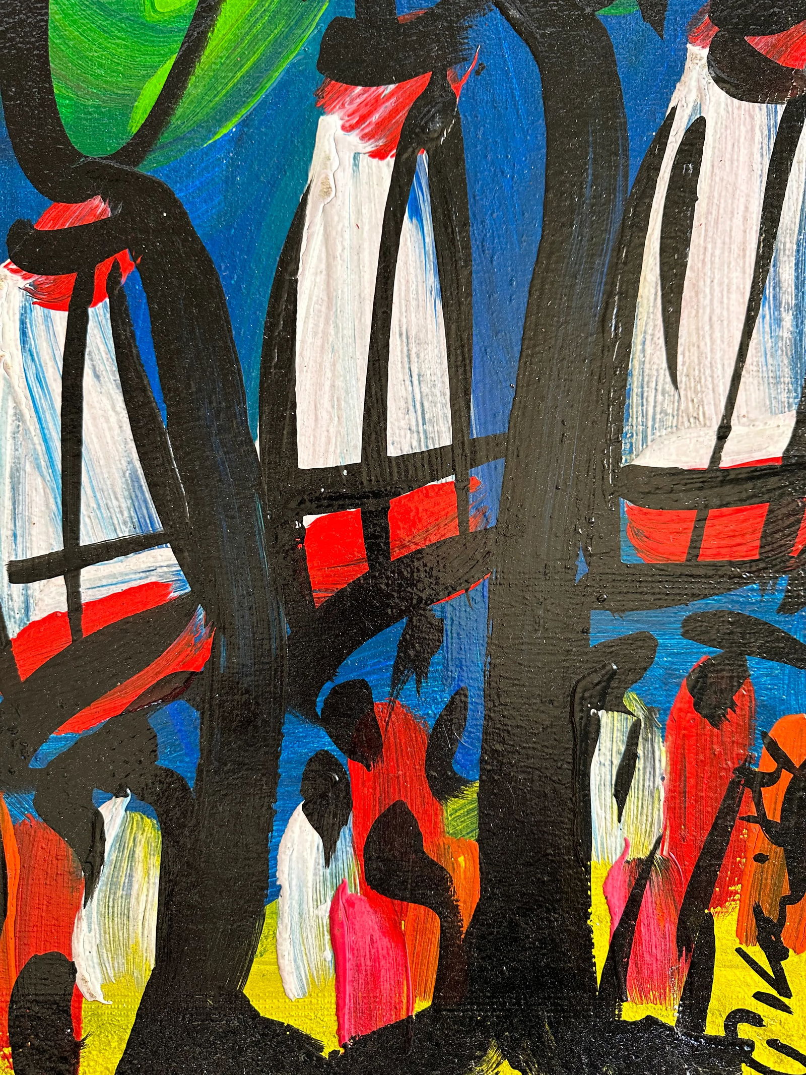 1984 Original Peter Keil Painting - 3