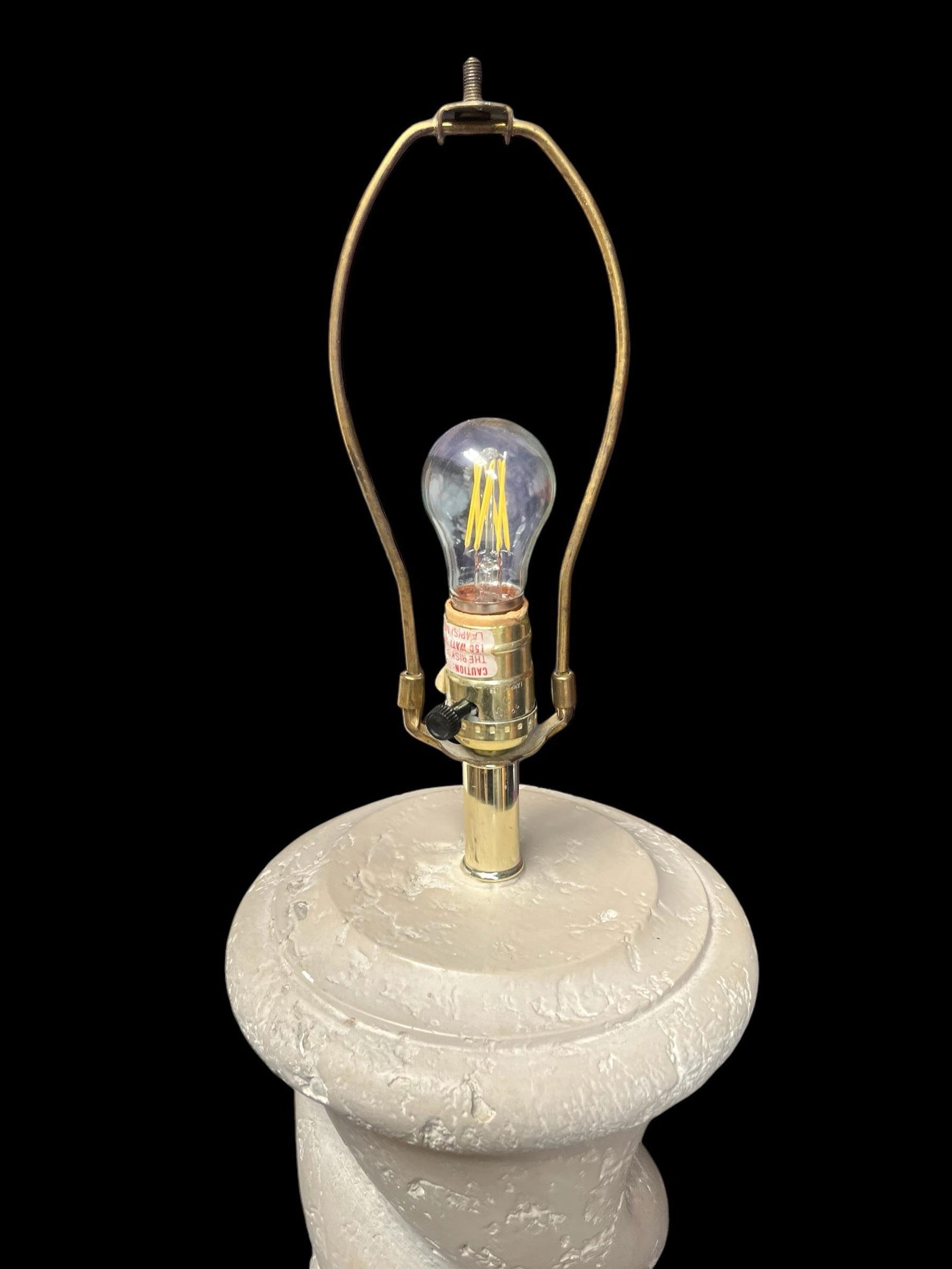 Michael Taylor Style Plaster Floor Lamp 1980's - 3