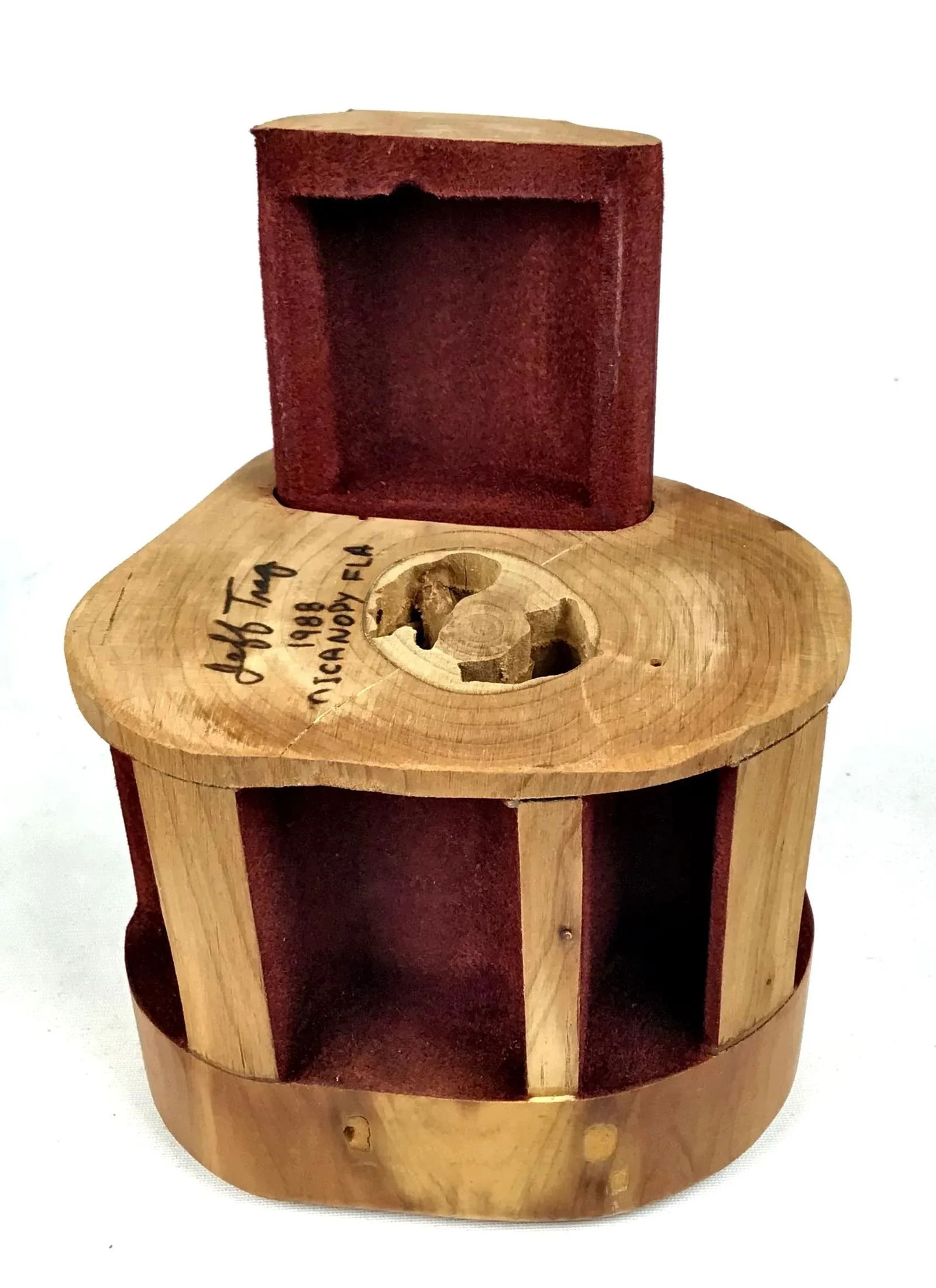 Artisanal Wood Jewelry Box - 7