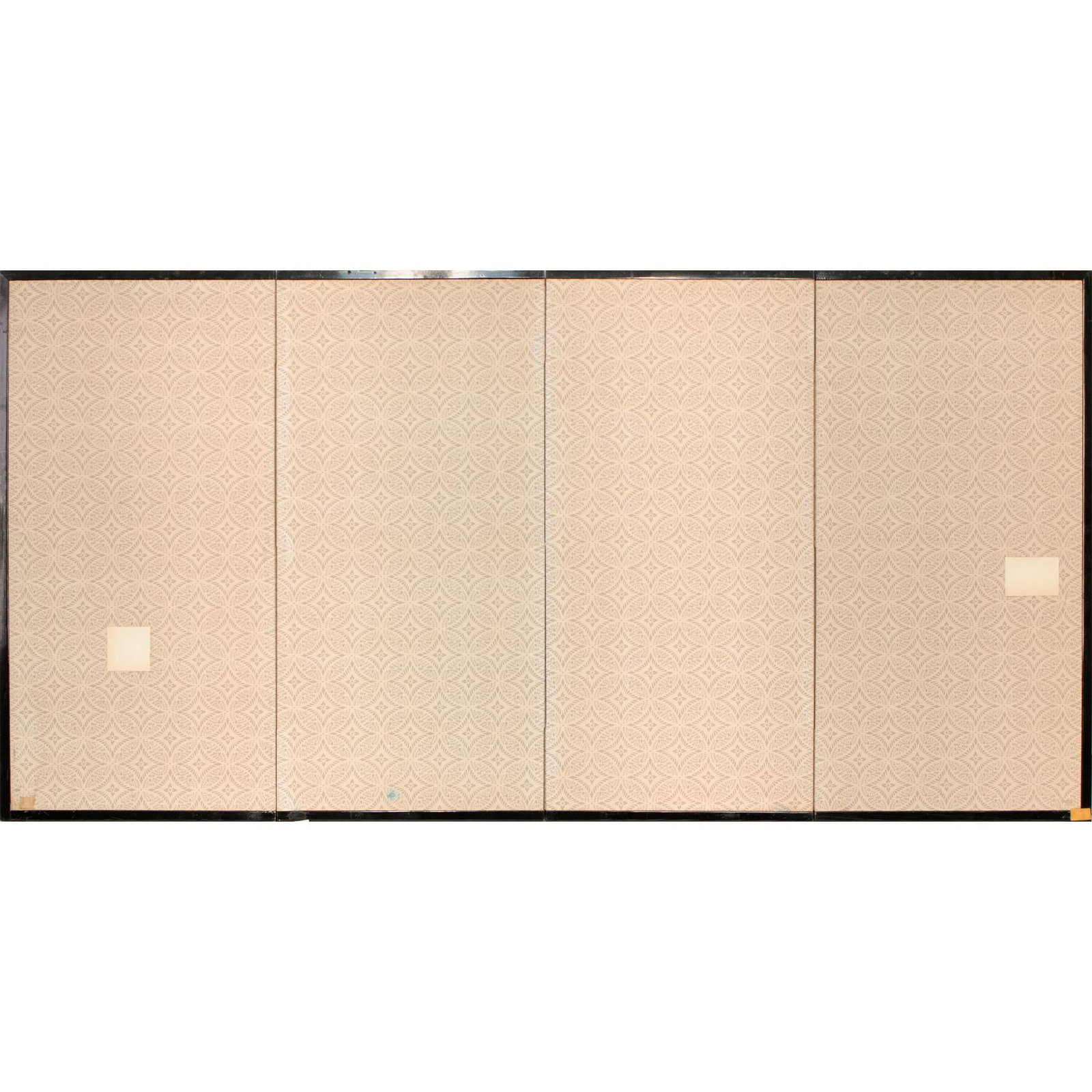 1970s ShÅwa Era Japanese 4-Panel Painted Byobu Screen - 10
