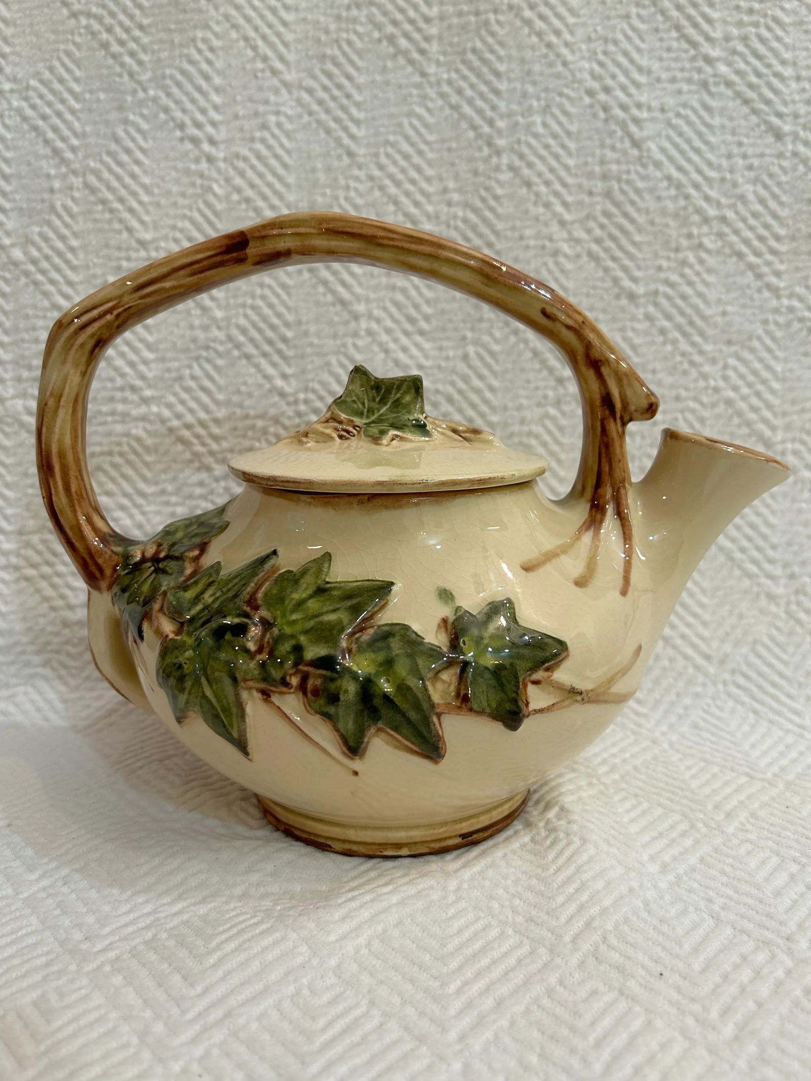 1940's McCoy Ivy Pattern Tea Set - Set of 3 Pieces - 3