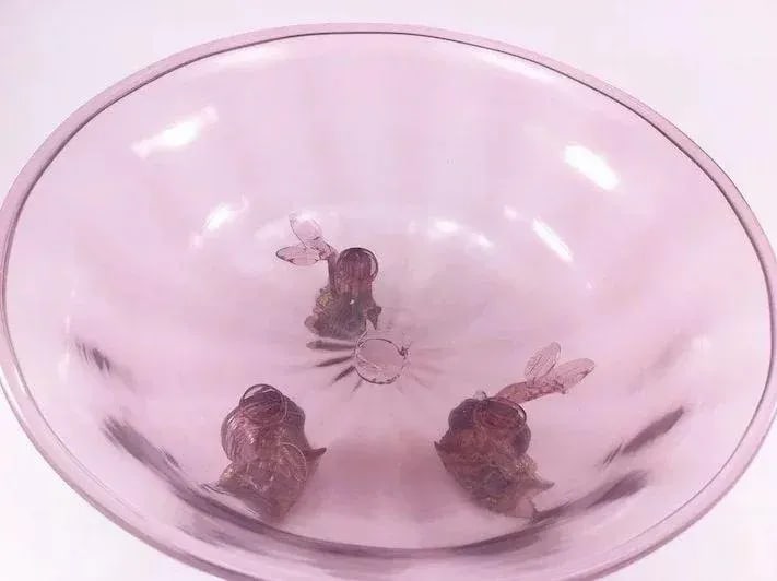 Venetian/Murano Glass Three Piece Console Ensemble Set - 7