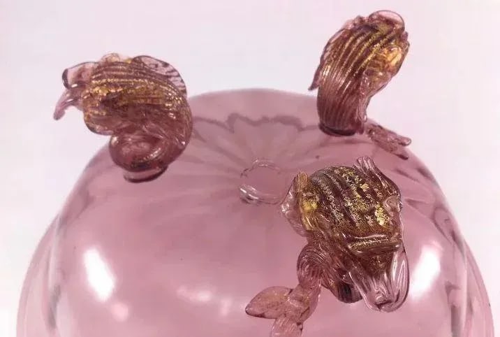 Venetian/Murano Glass Three Piece Console Ensemble Set - 8