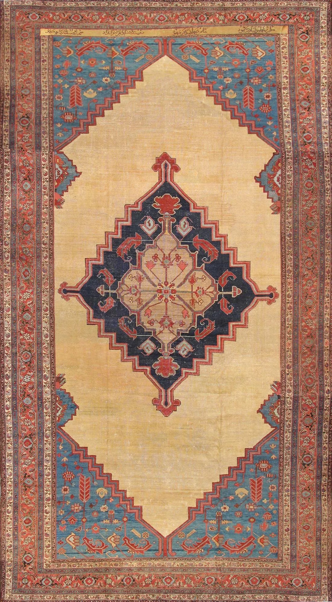 Pasargad Home Antique Bakhshayesh Area Rug- 11' 1" X 20' 6" - 4