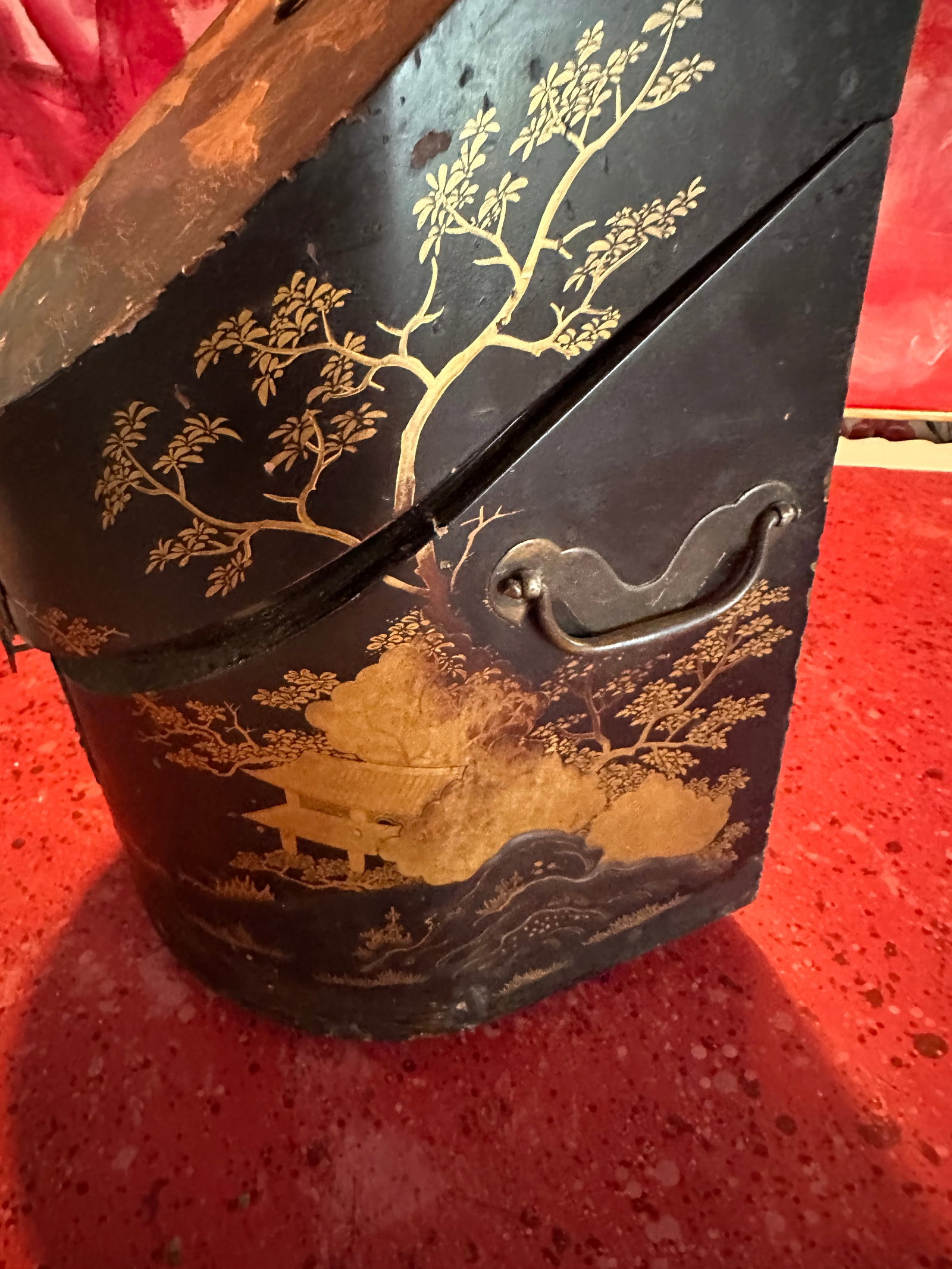 19th Century Japanese Export Lacquer English Knife Box - 6