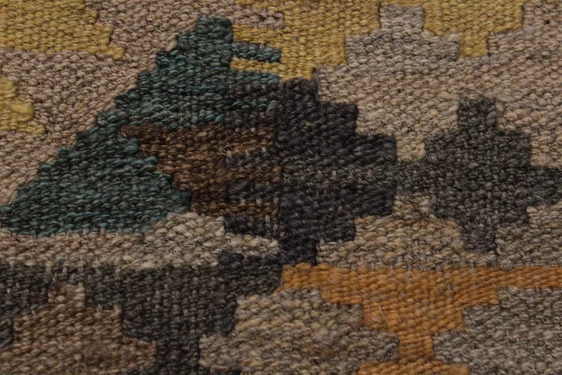 Shabby Chic Tribal Kilim Hand-Woven Wool Rug -5"²7"³ × 8"²4"³ - 5