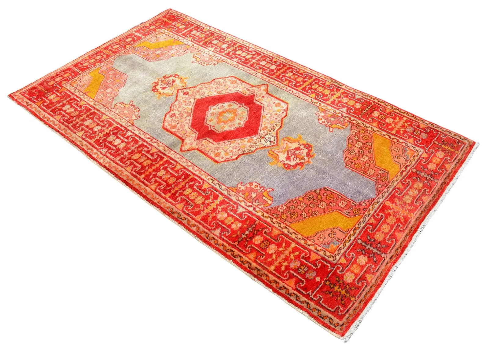 Early 20th Century Antique Turkish Rug - 3'7" X 6'3" - 4