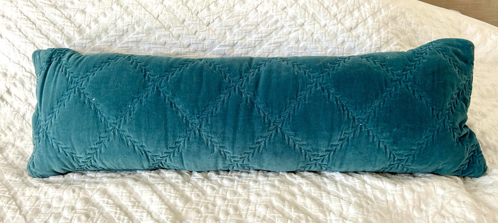 Bella Notte and Linen Long Lumber Pillow in Cenote - 12