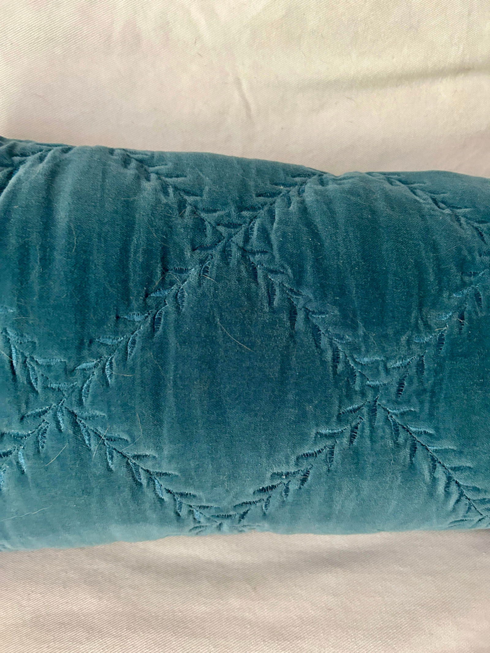 Bella Notte and Linen Long Lumber Pillow in Cenote - 2