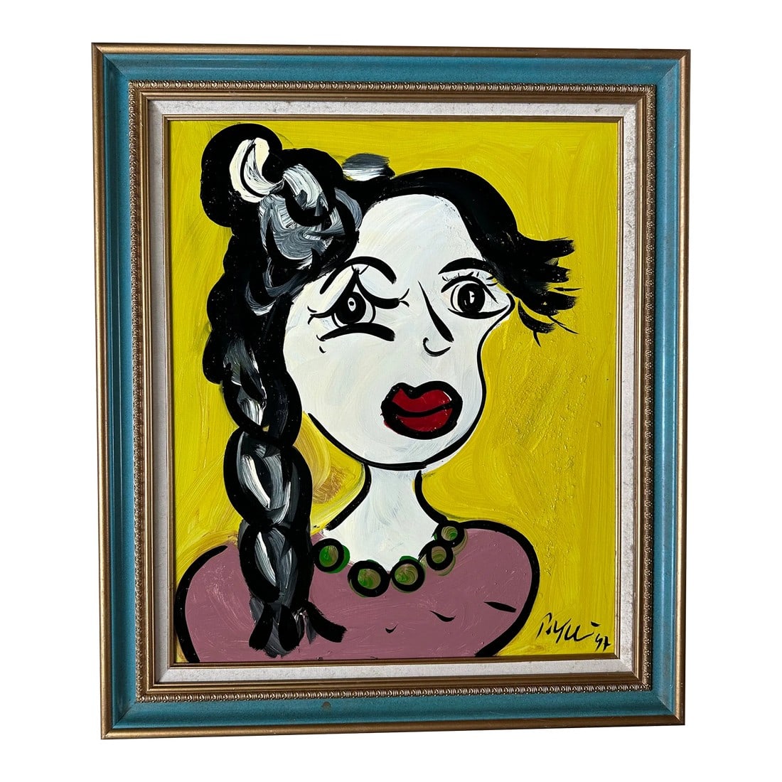 Original Painting by Artist Peter Keil, Dated 1997: Peter Keil is a German artist that focuses primarily on abstract expressionism. Keil painted with some of the greats including Joan MirÃ³, Pablo Picasso and Andy Warhol, to name a few. This