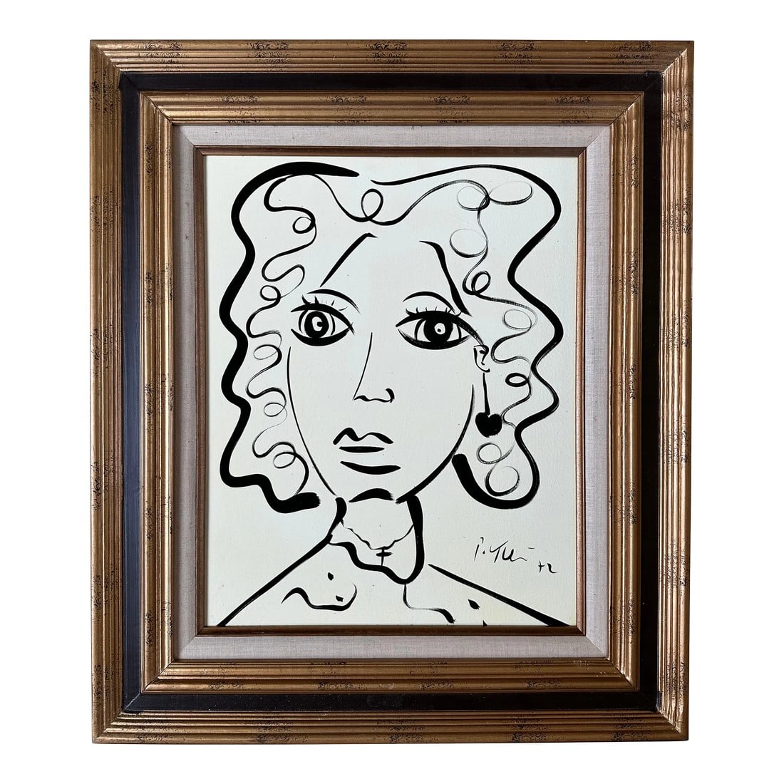 Original Peter Keil Painting, Dated 1972: Peter Keil is a German artist that focuses primarily on abstract expressionism. Keil painted with some of the greats including Joan MirÃ³, Pablo Picasso and Andy Warhol, to name a few. This