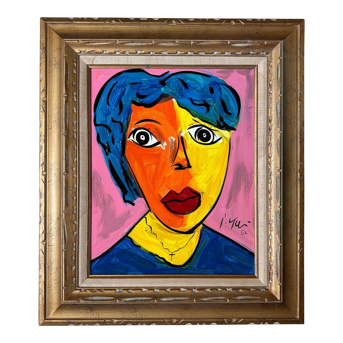 Original 1967 Peter Keil Painting, Framed: Peter Keil is a German artist that focuses primarily on abstract expressionism. Keil painted with some of the greats including Joan MirÃ³, Pablo Picasso and Andy Warhol, to name a few. This