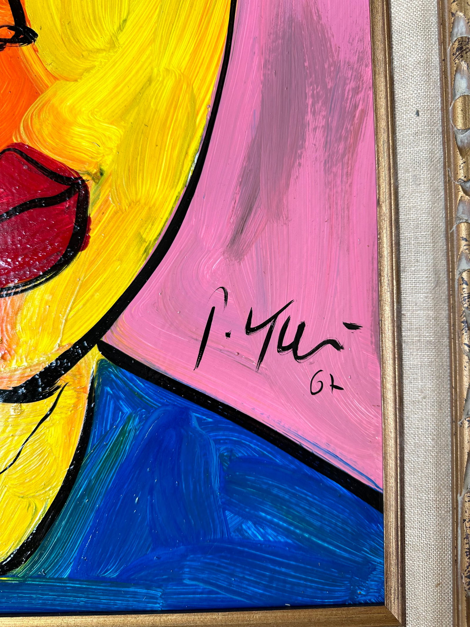 Original 1967 Peter Keil Painting, Framed - 4