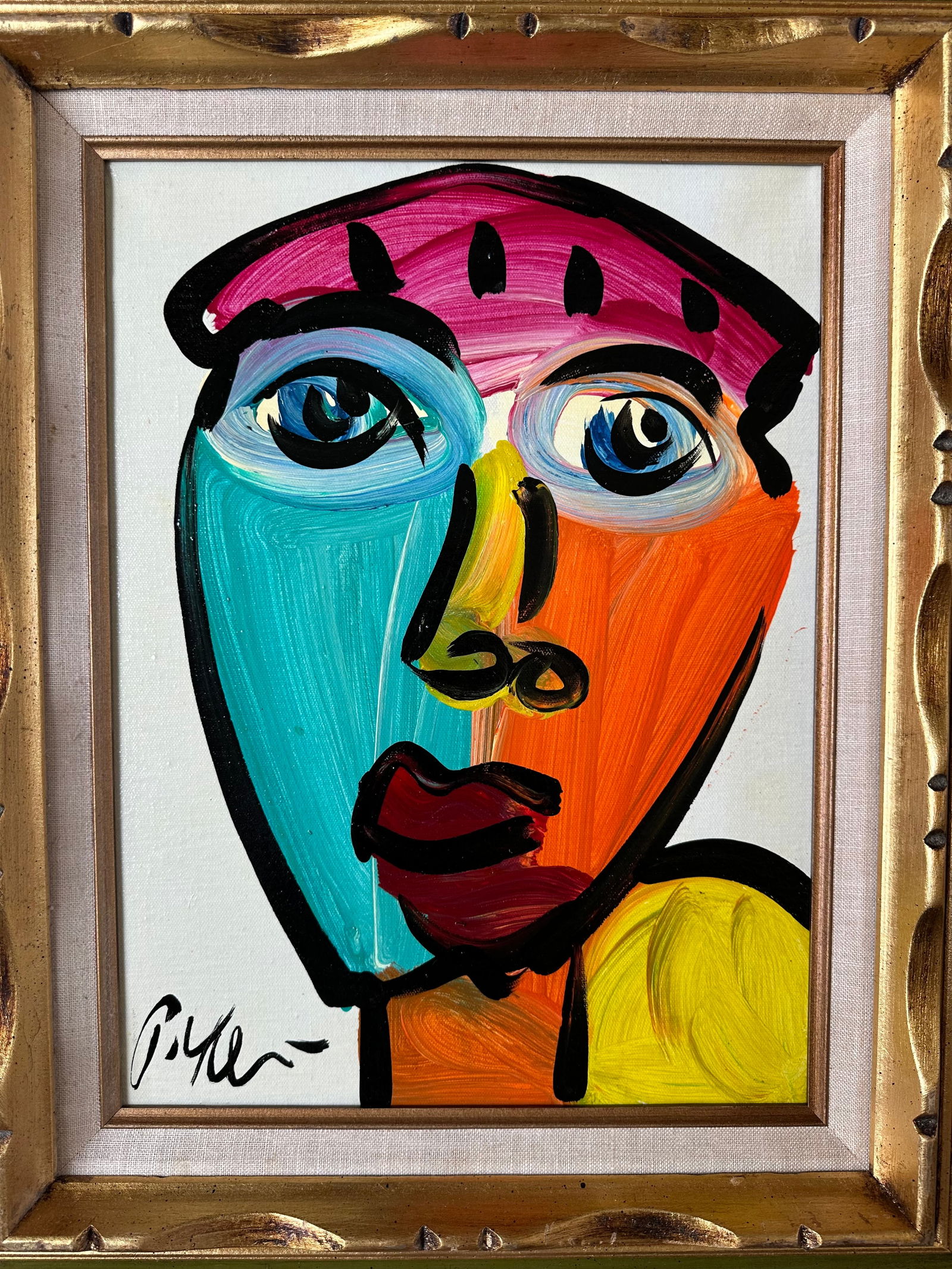 Original Peter Keil Painting, Framed - 2