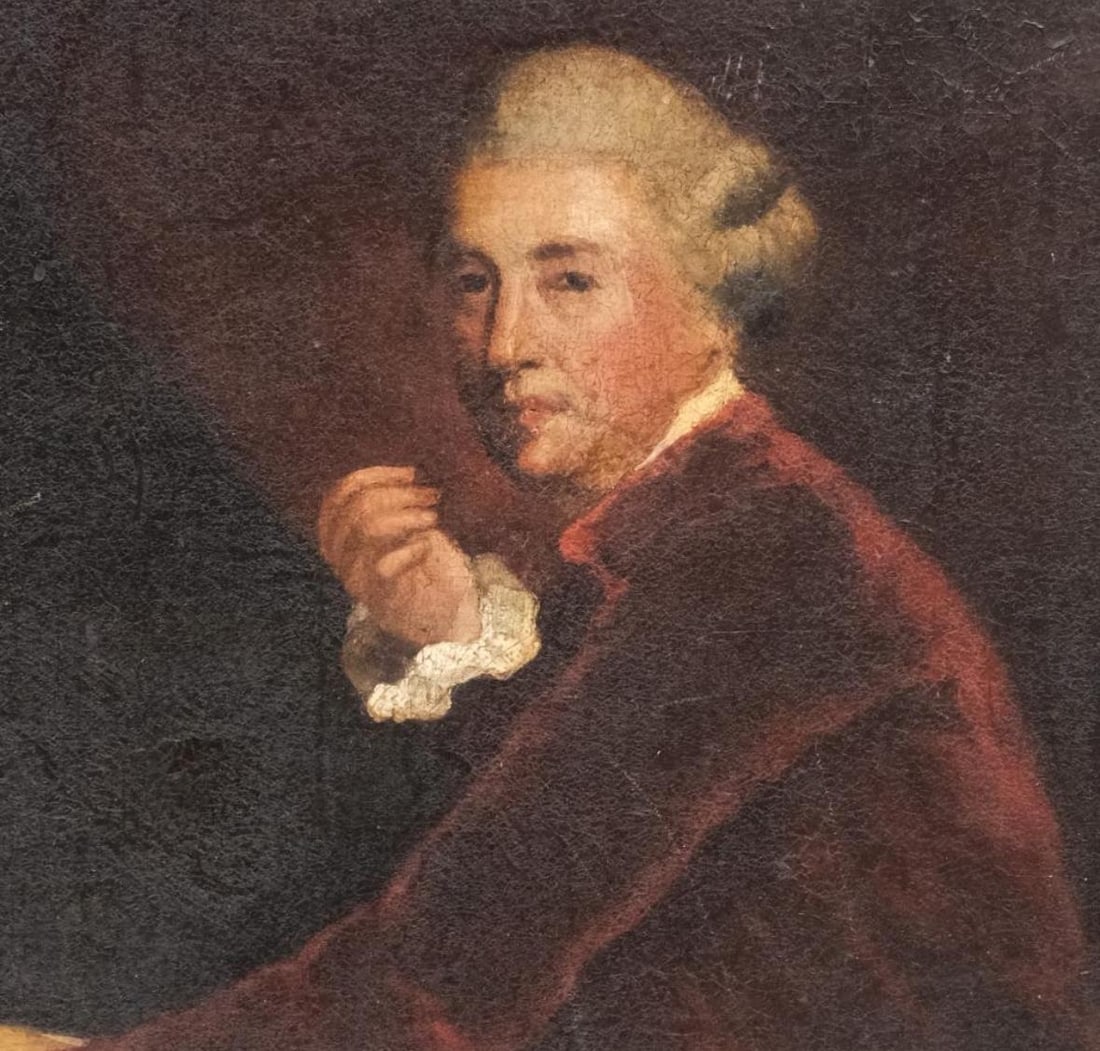 English Oil Painting on Canvas Sir Joshua Reynolds of William Chambers - 5