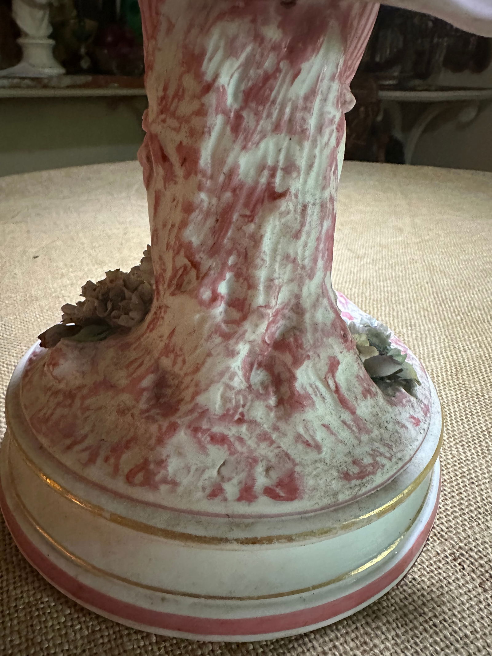 Late 19th Century Meissen Style Porcelain Figurine of an 18th Century Dandy in Pink With Flowers - 9