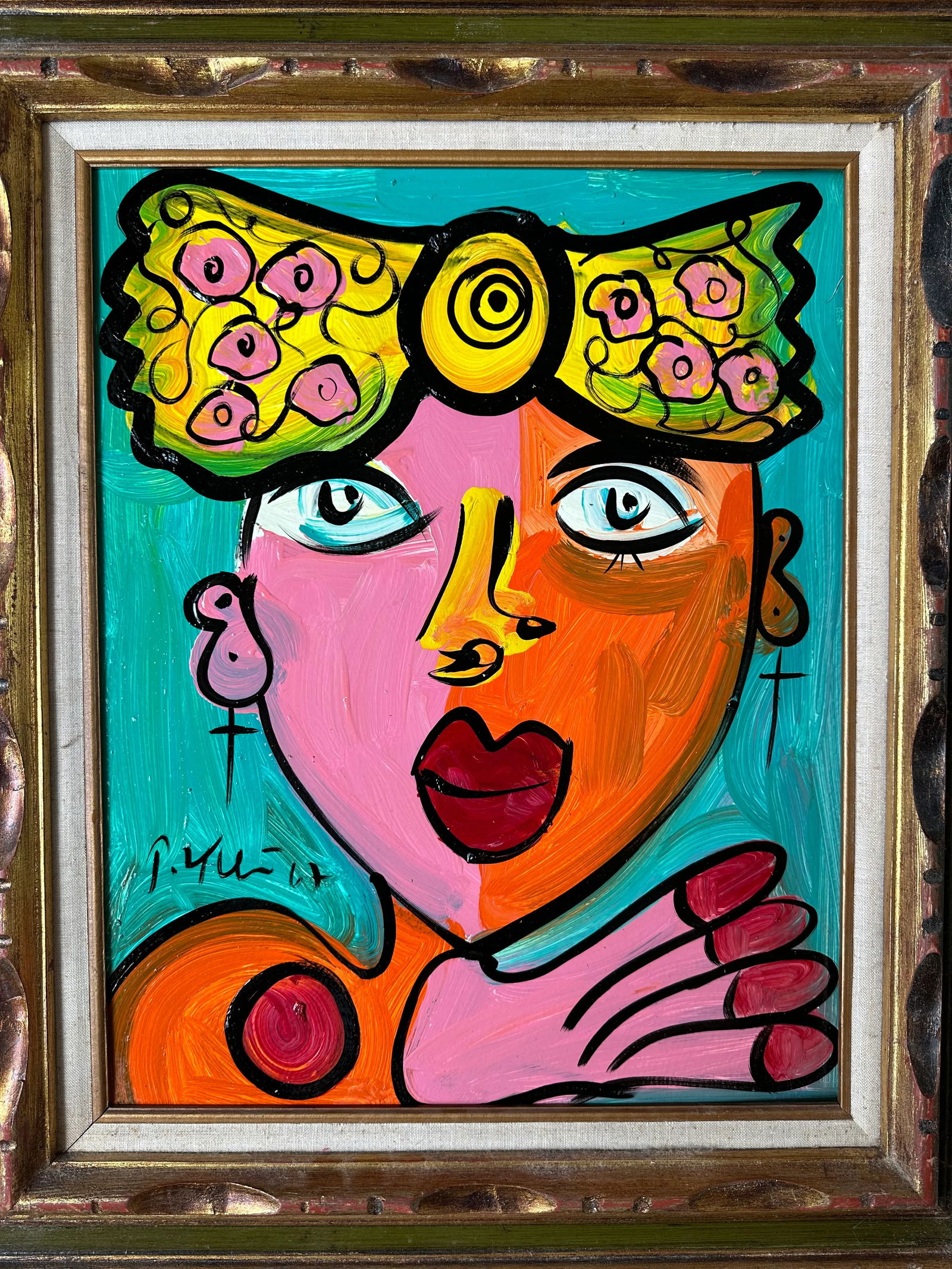 1967 Original Peter Keil Painting Framed - 3