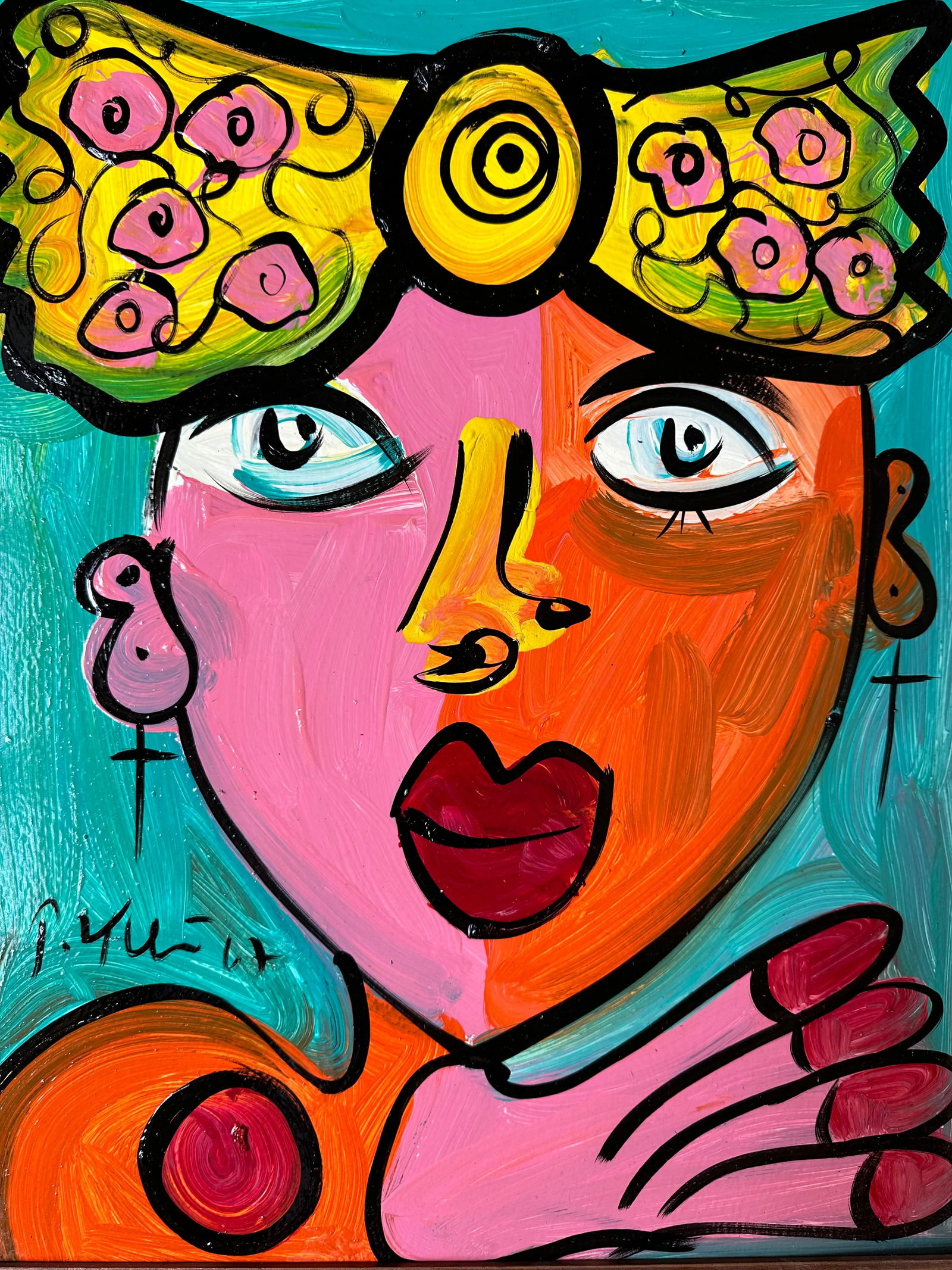 1967 Original Peter Keil Painting Framed - 4