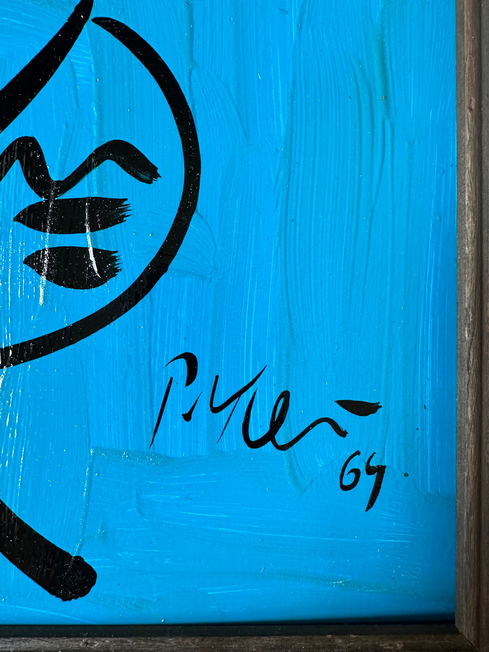 1969 Original Peter Keil Painting Framed - 2