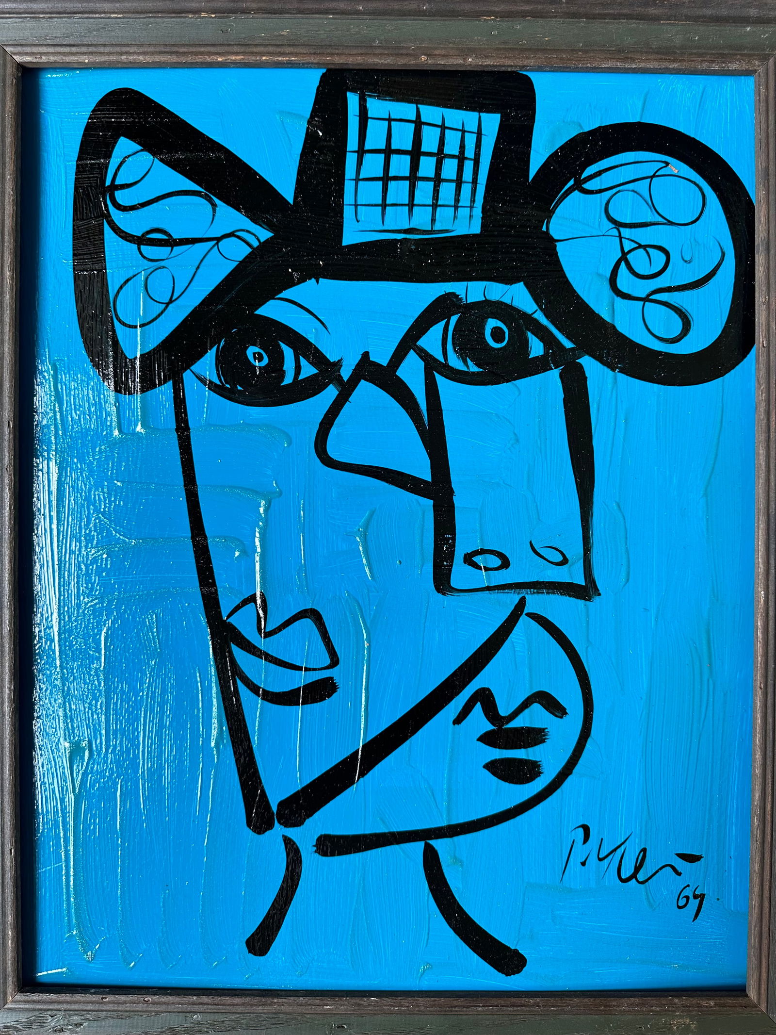 1969 Original Peter Keil Painting Framed - 3