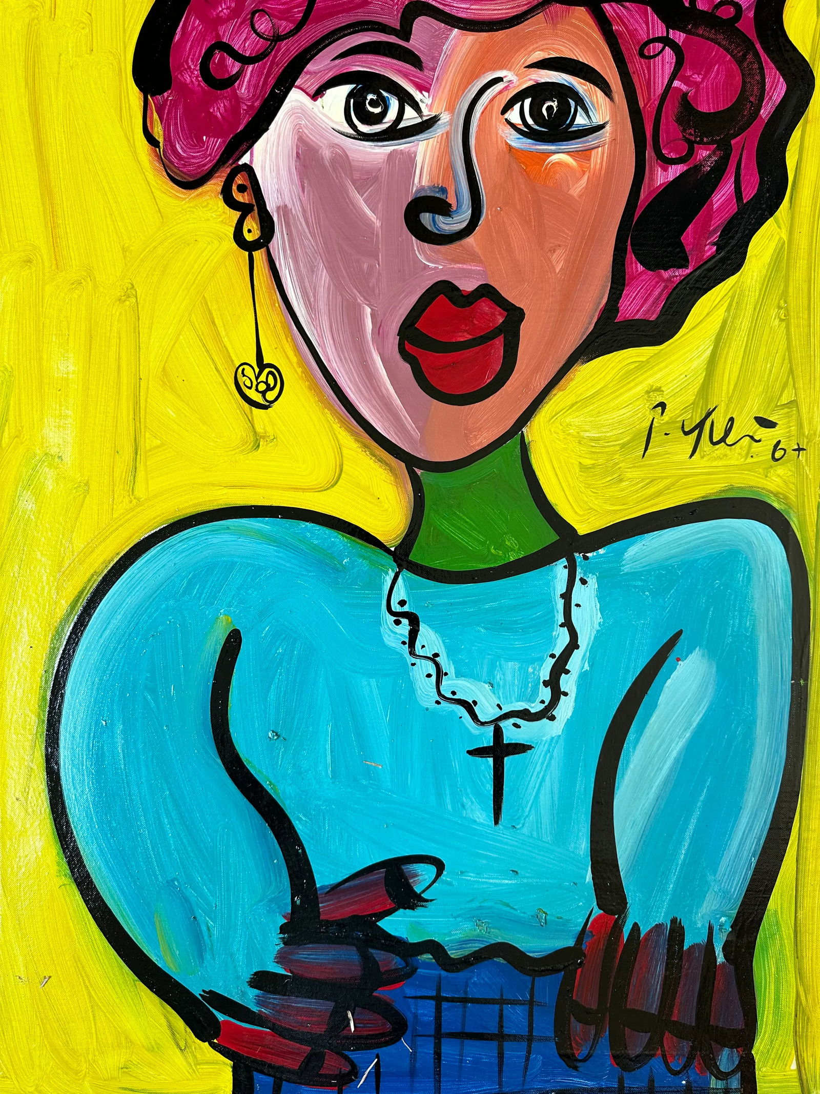 1967 Original Peter Keil Painting - 3