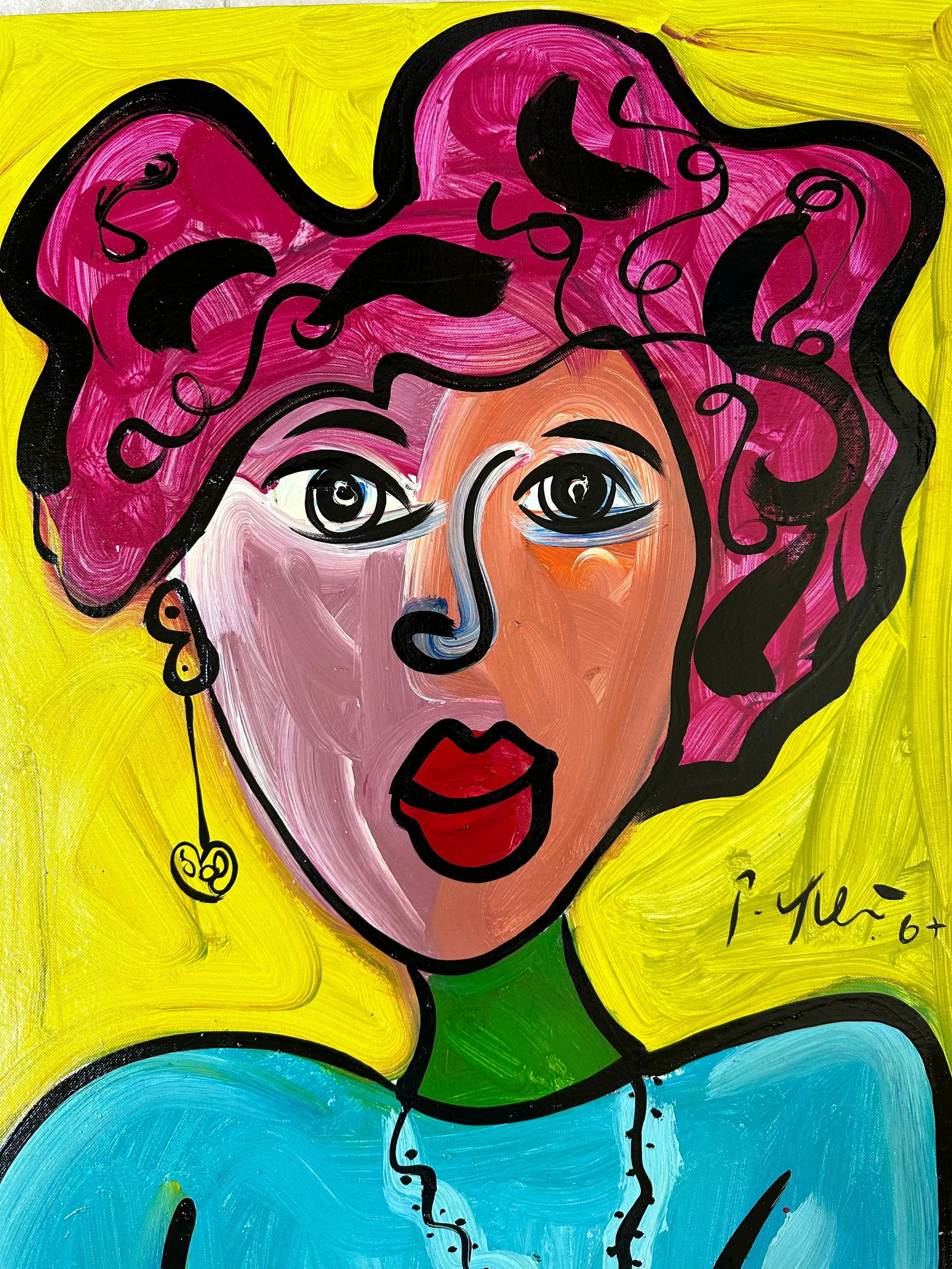 1967 Original Peter Keil Painting - 4