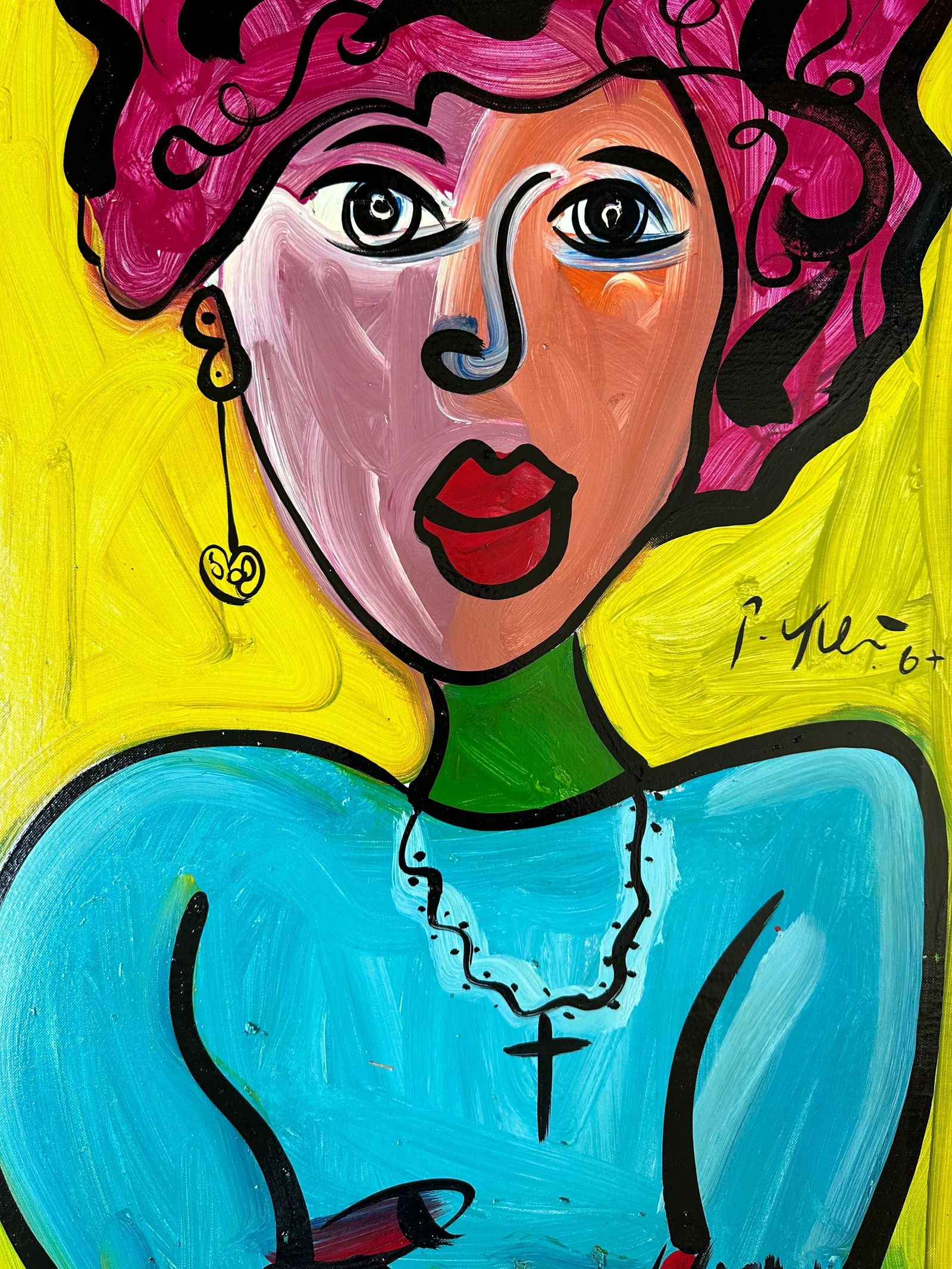 1967 Original Peter Keil Painting - 5