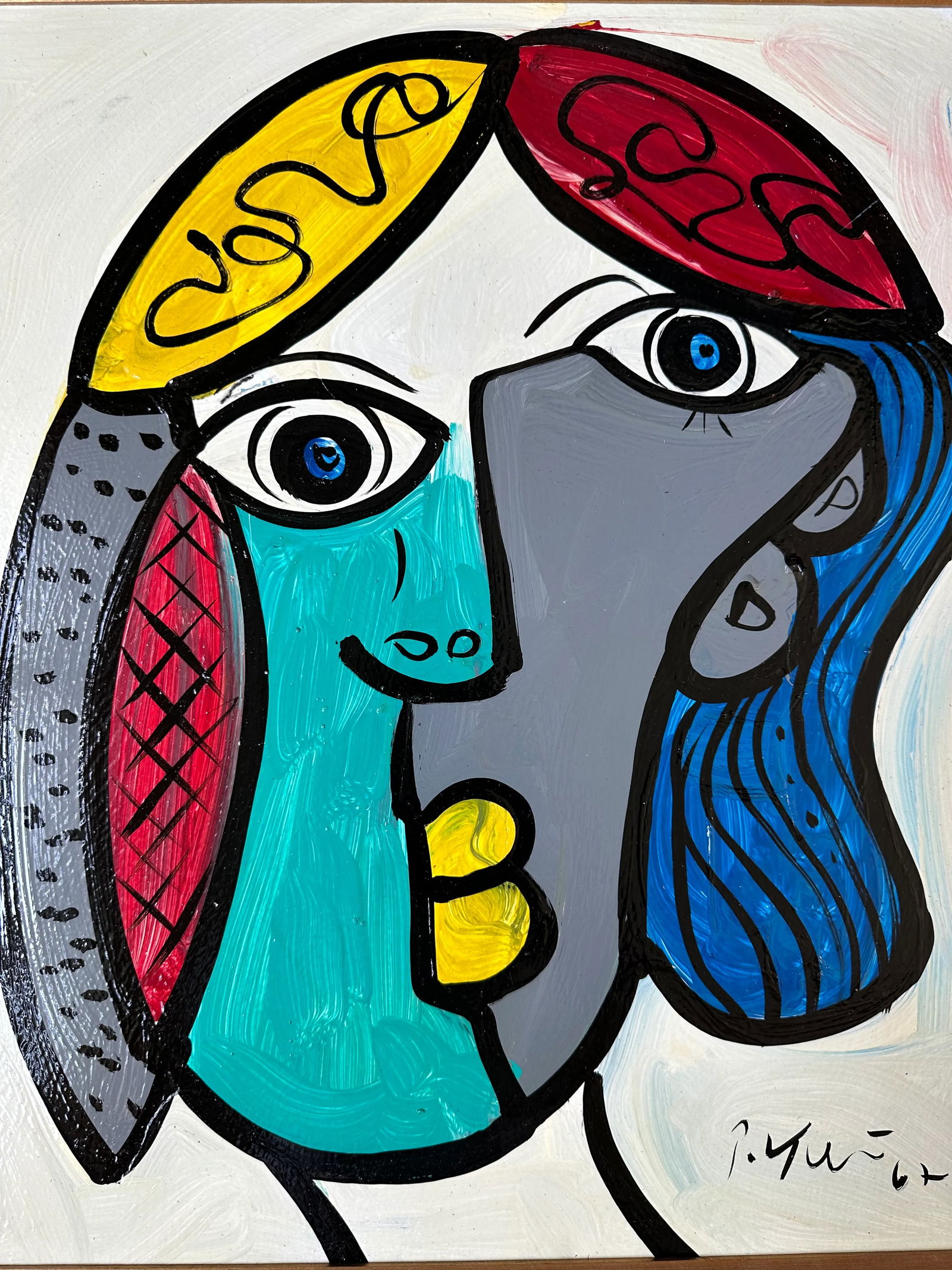 1967 Original Peter Keil Painting Framed - 2