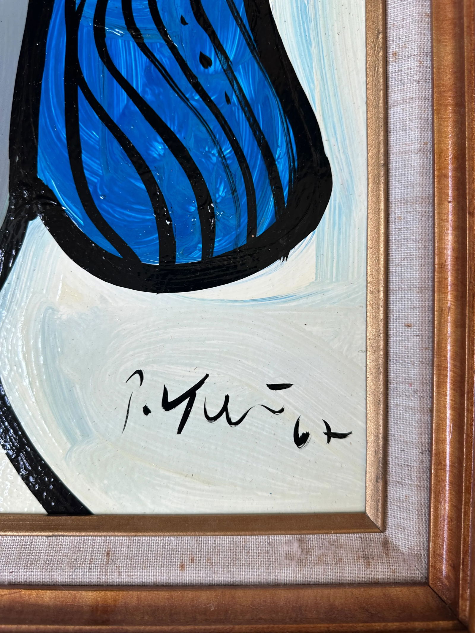 1967 Original Peter Keil Painting Framed - 3