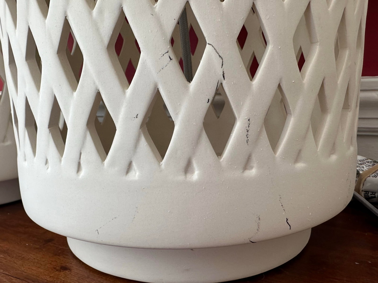 Ray Booth Designs Porous Table Lamps - a Pair - 8