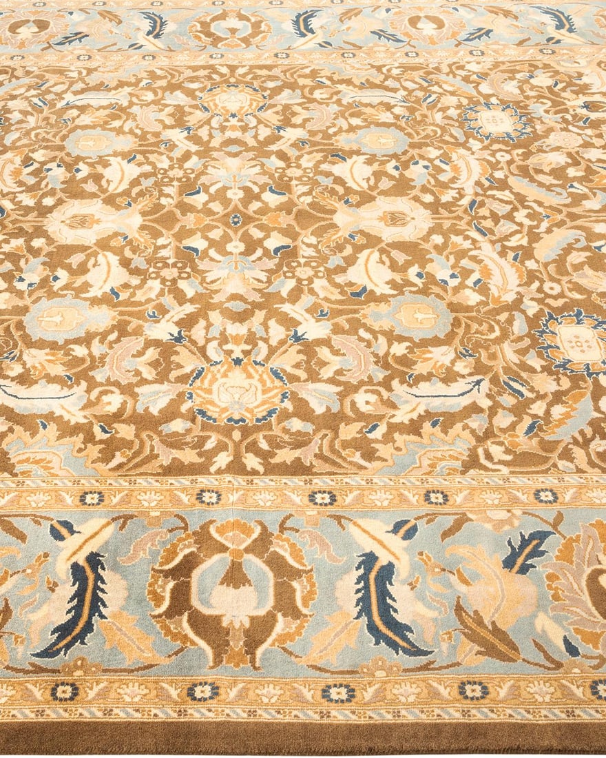 Mogul, One-of-a-Kind Hand-Knotted Area Rug - Brown, 6' 1" x 8' 10" - 4