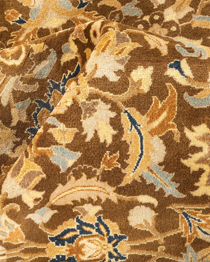Mogul, One-of-a-Kind Hand-Knotted Area Rug - Brown, 6' 1" x 8' 10" - 7
