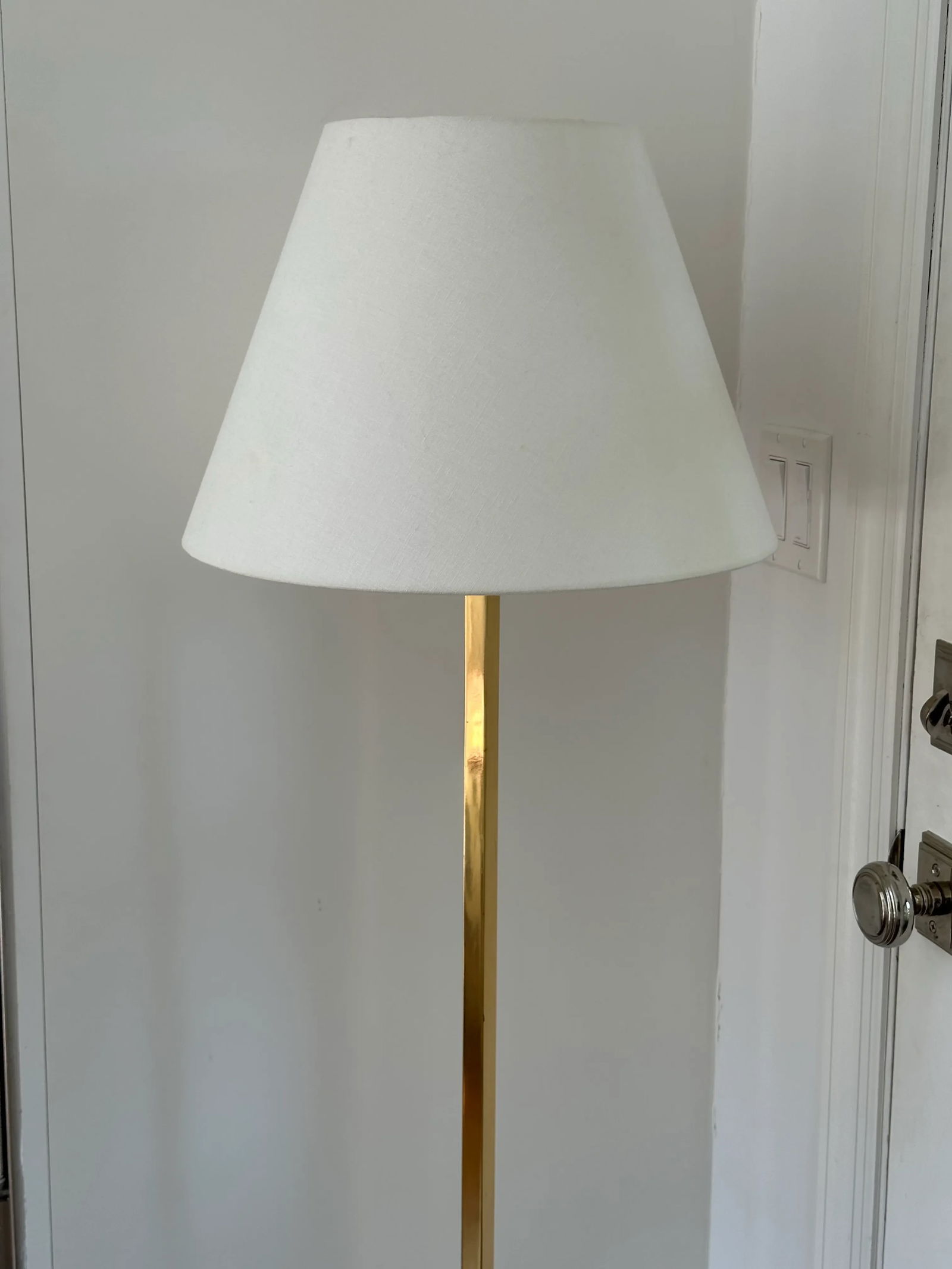 Hansen T. H. Robsjohn-Gibbings New York Solid Brass Floor Lamp - Excellent - 7