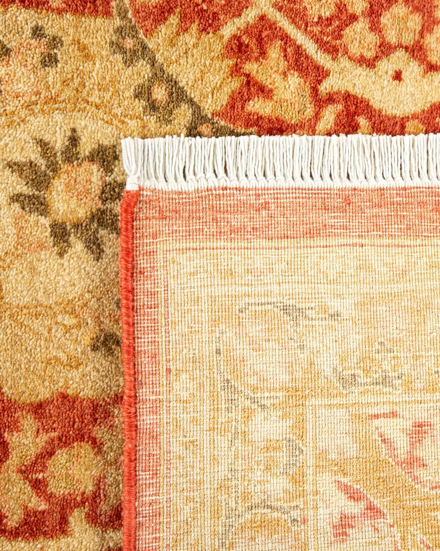 Mogul, One-of-a-Kind Hand-Knotted Area Rug - Orange, 6' 0" x 8' 7" - 5