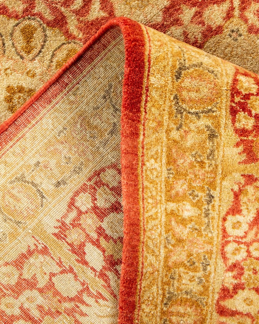 Mogul, One-of-a-Kind Hand-Knotted Area Rug - Orange, 6' 0" x 8' 7" - 6