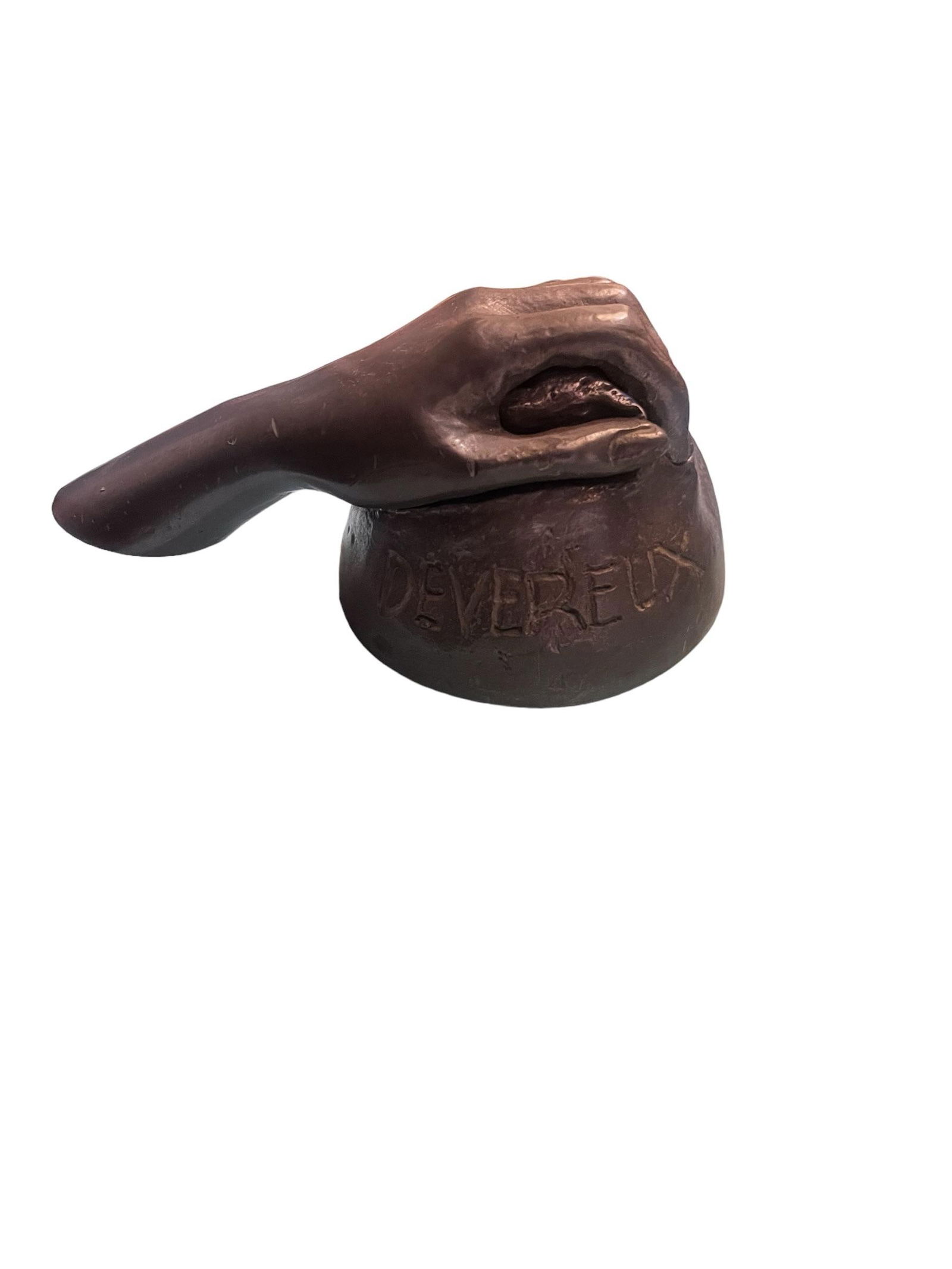 Robert Graham Hand Sculpture Paperweight, Signed 1982 - 2