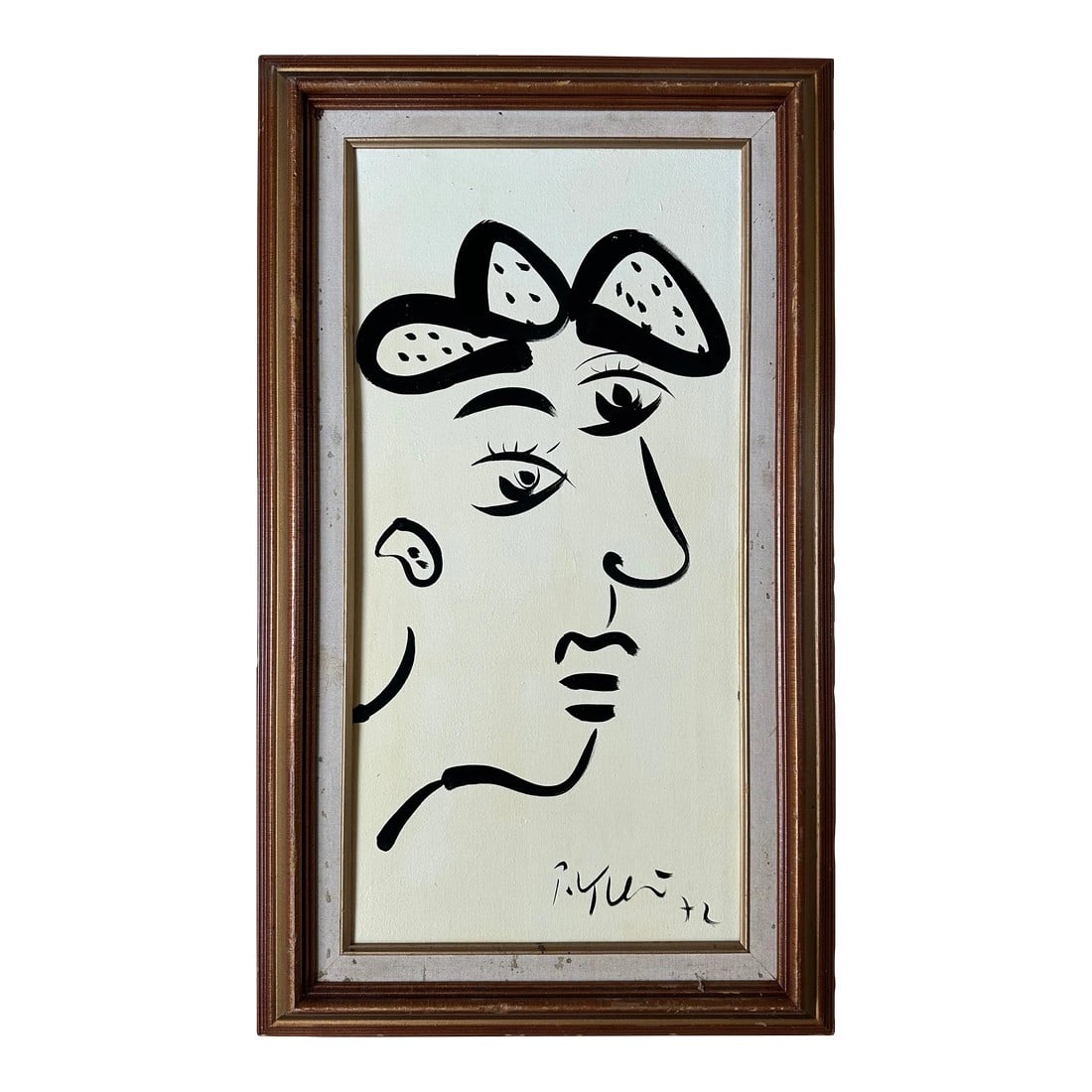 1972 Original Peter Keil Painting Framed: Peter Keil is a German artist that focuses primarily on abstract expressionism. Keil painted with some of the greats including Joan MirÃ³, Pablo Picasso and Andy Warhol, to name a few. This