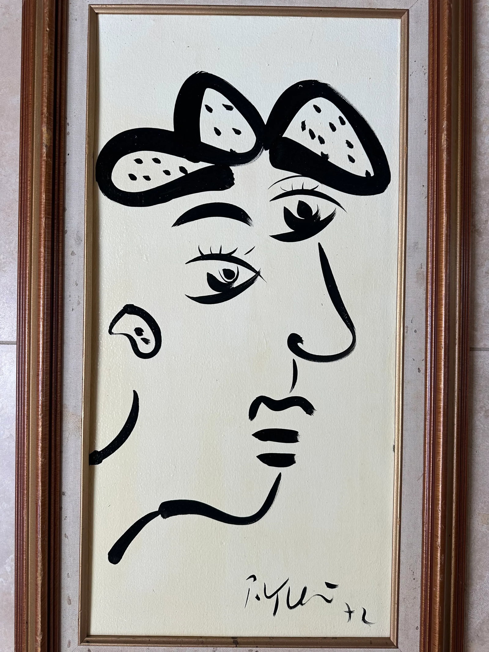 1972 Original Peter Keil Painting Framed - 3