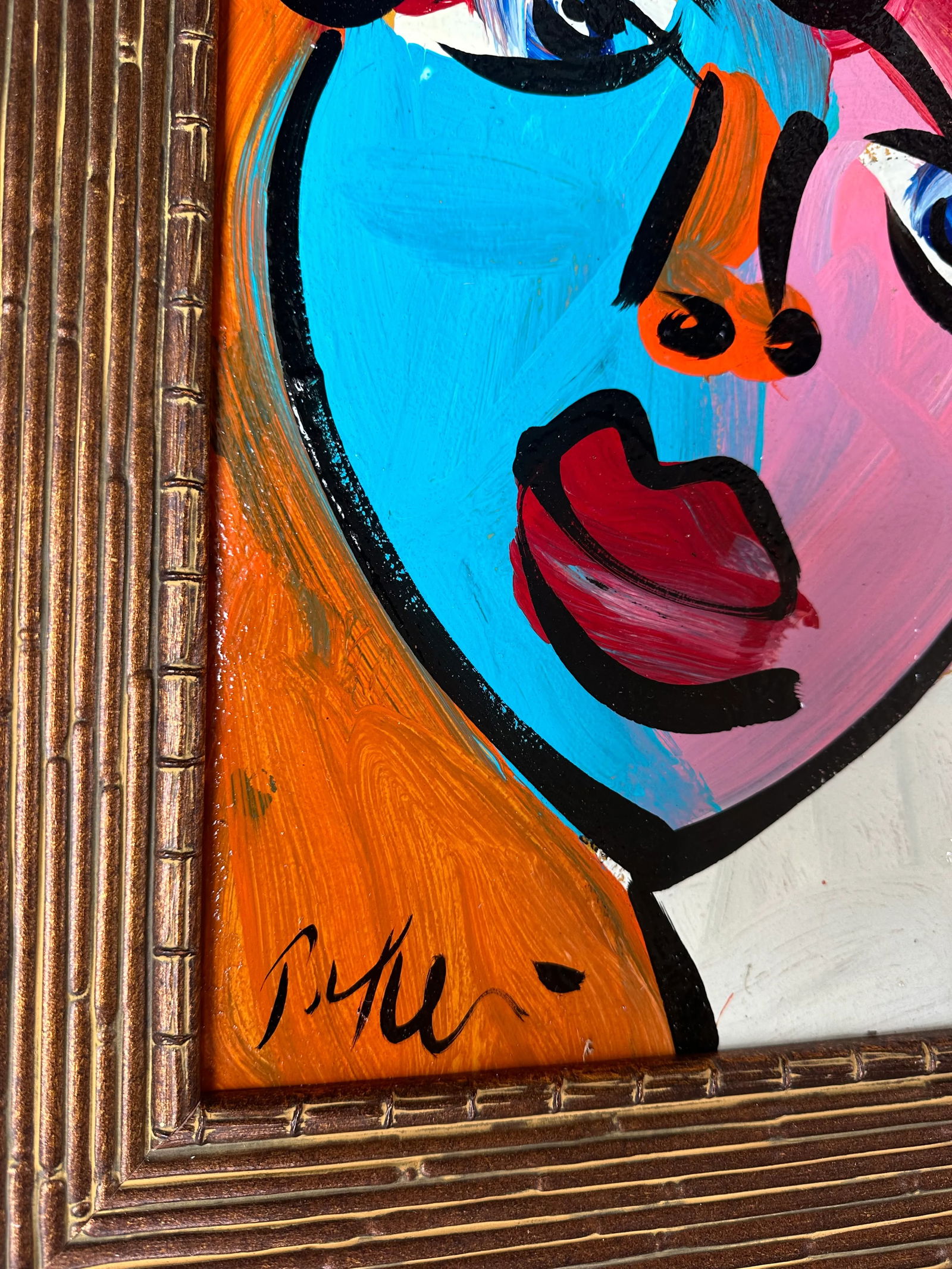 Original Peter Keil Painting Framed - 2