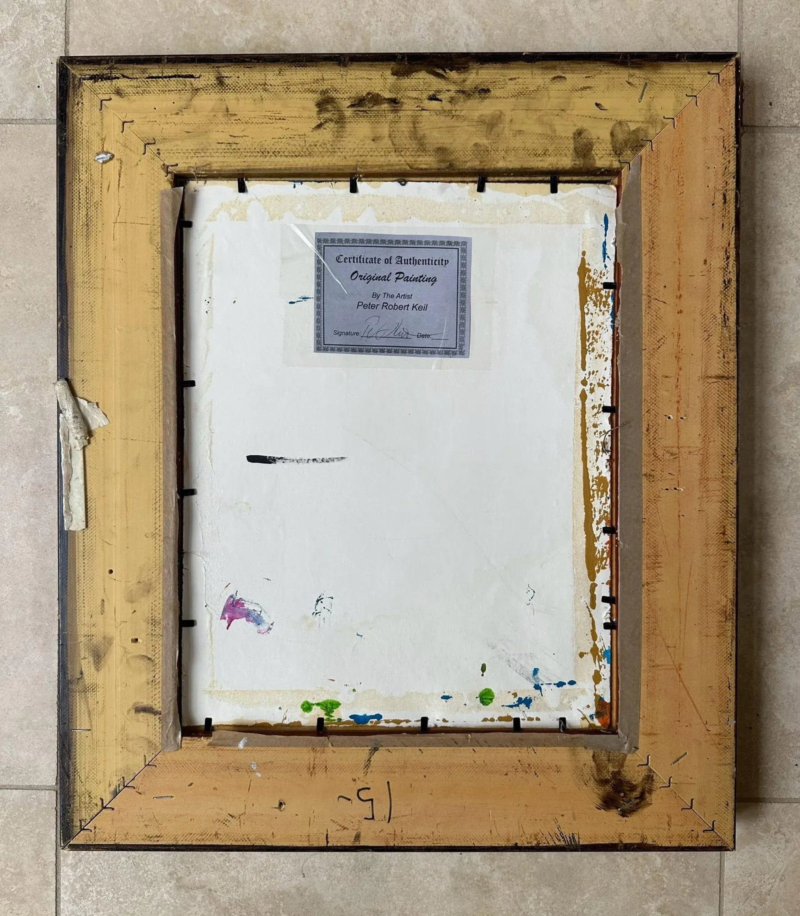 Original Peter Keil Painting Framed - 4