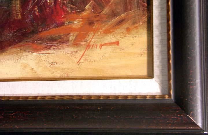 Pino "Day Dream" Framed Hand Signed & Embellished Giclee on Canvas - 2