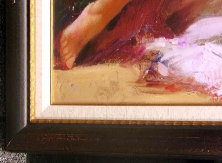 Pino "Day Dream" Framed Hand Signed & Embellished Giclee on Canvas - 3