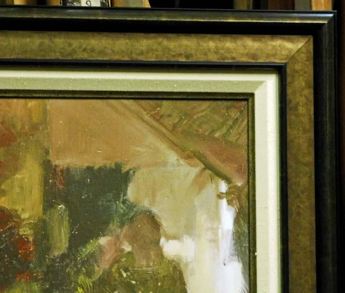 Pino "Mystical Light" Hand Signed & Embellished With Custom Frame - 7