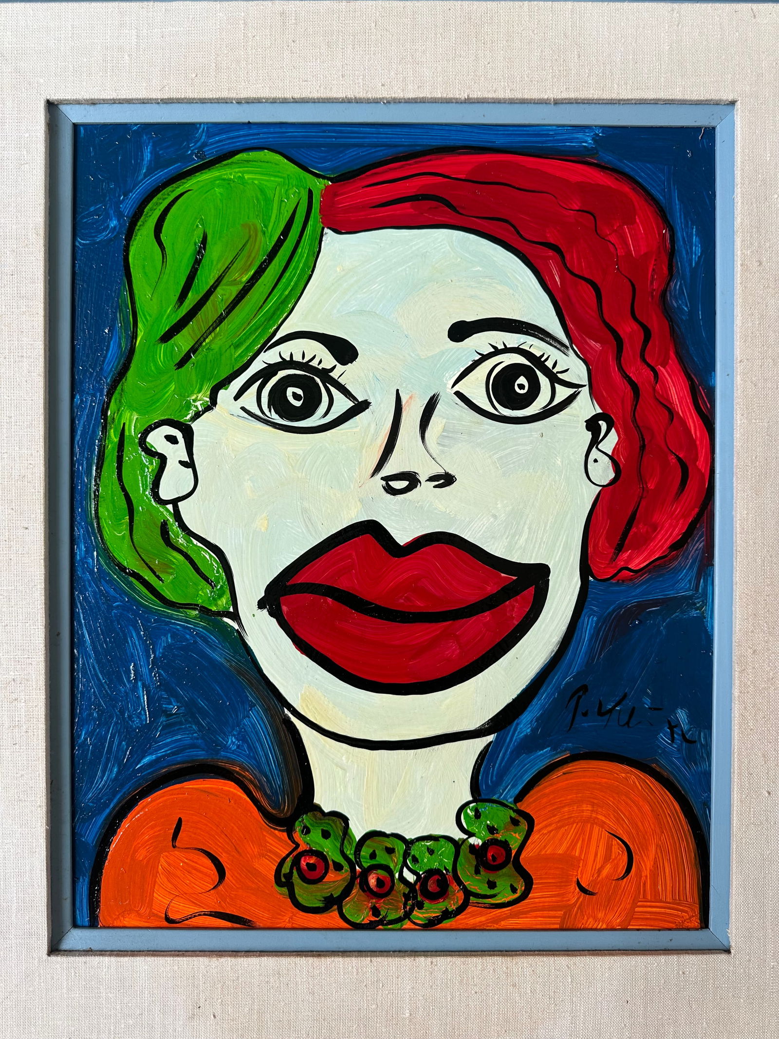 1972 Original Peter Keil Painting Framed - 2