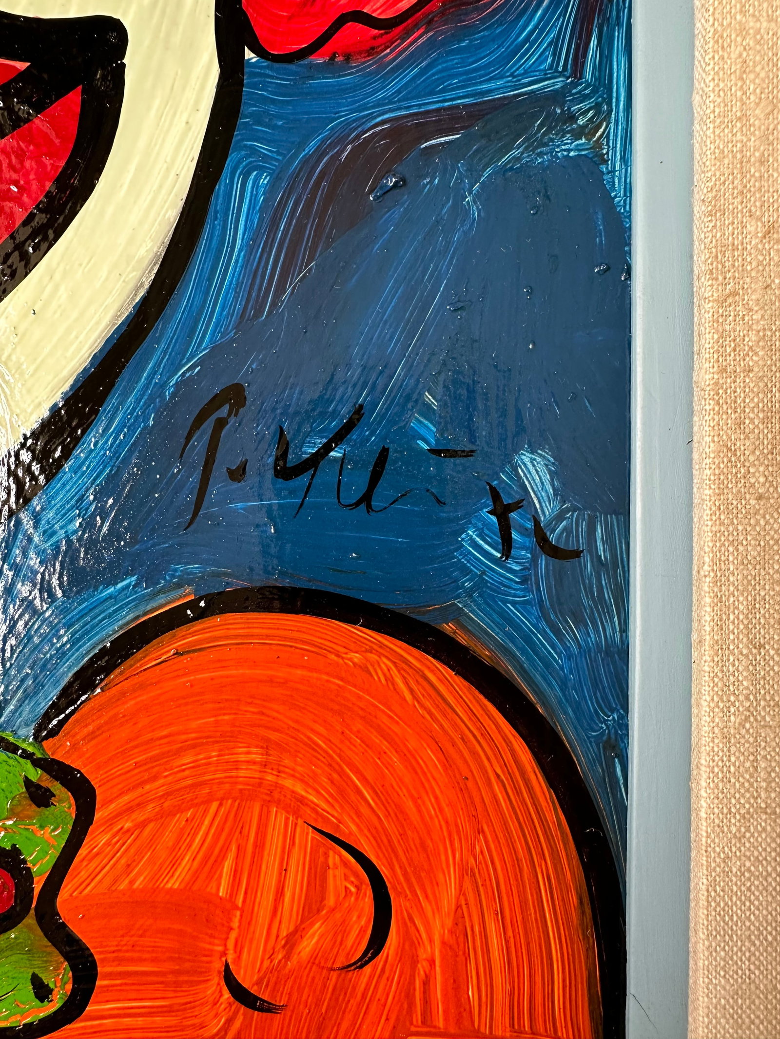 1972 Original Peter Keil Painting Framed - 6