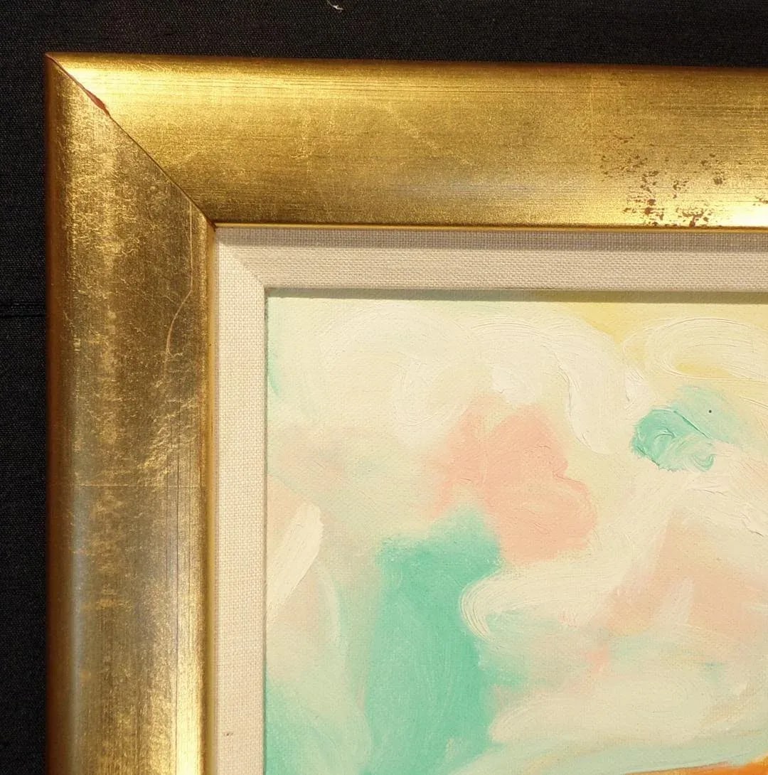 1980s Earl Linderman "Will You Be Mine?" Original Oil Painting on Canvas, Framed - 3