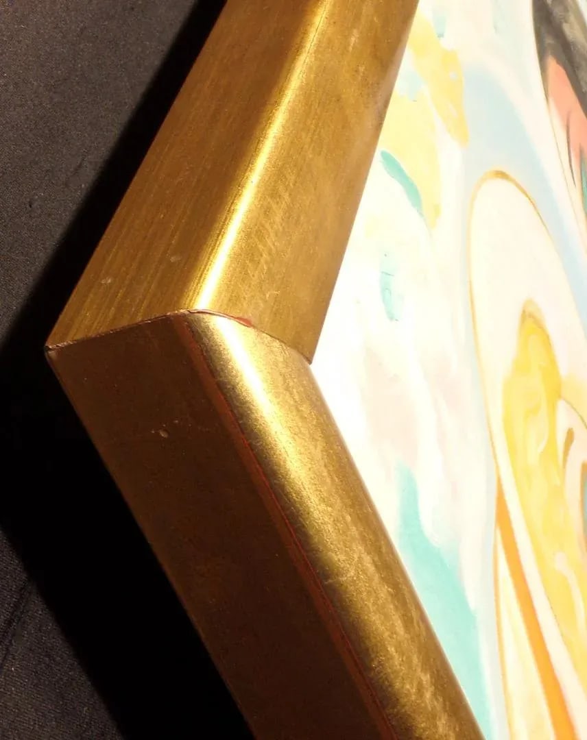 1980s Earl Linderman "Will You Be Mine?" Original Oil Painting on Canvas, Framed - 5