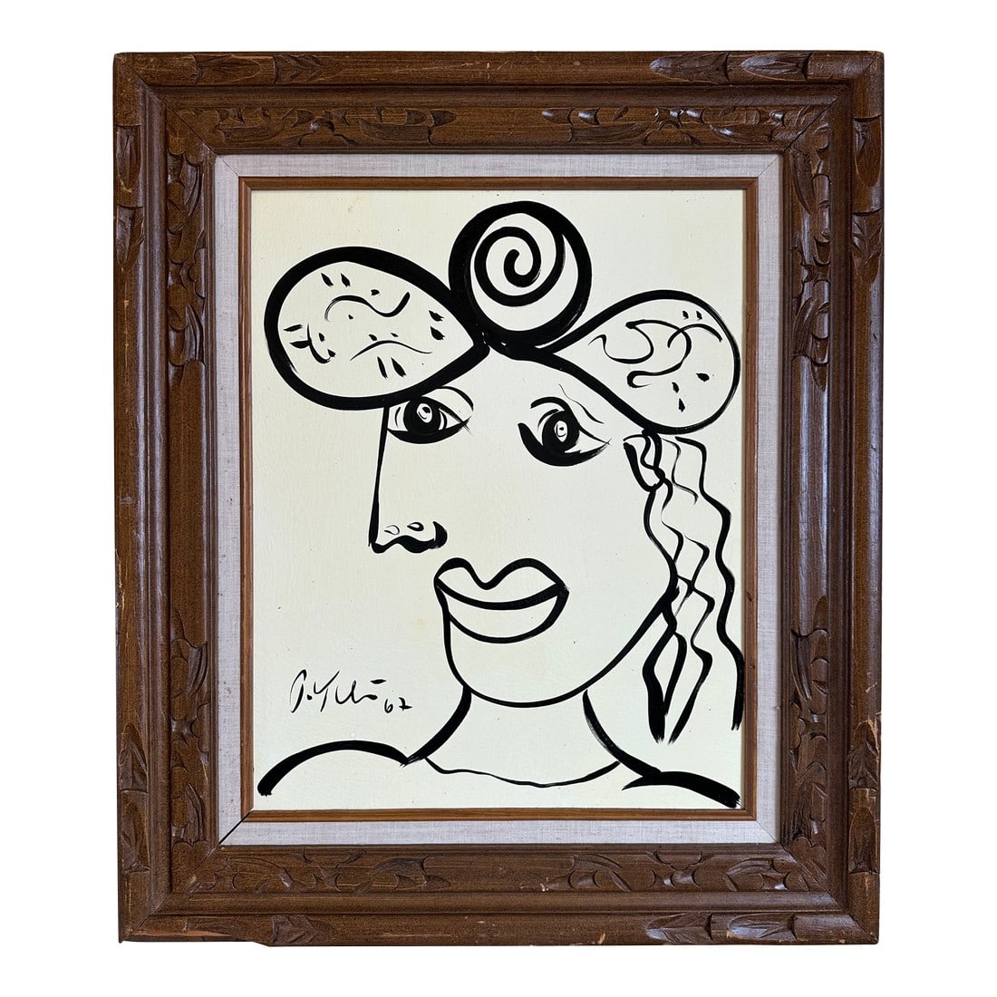 Original 1967 Peter Keil Painting Framed: Peter Keil is a German artist that focuses primarily on abstract expressionism. Keil painted with some of the greats including Joan MirÃ³, Pablo Picasso and Andy Warhol, to name a few. This