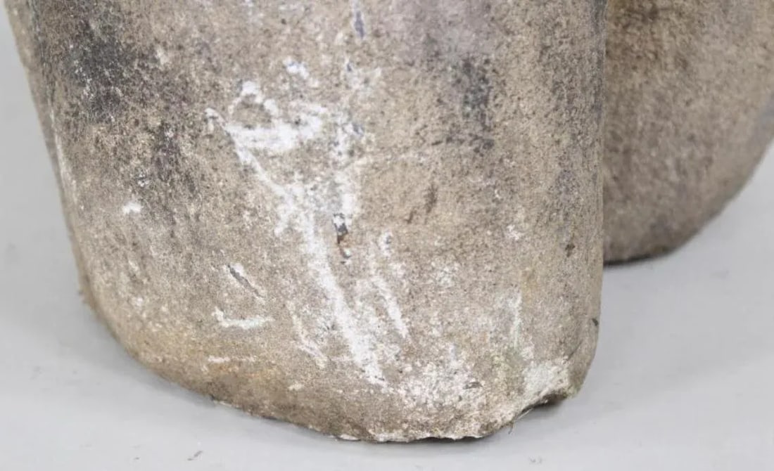 1930s Neoclassical Greek Roman Cast Stone Statue of a Nude Male Torso - 6